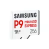 Carte mémoire Samsung 256G Micro SDXC P9 express classe U3 V30 A1 PCIe Gen3.0x1 NVMe 1.3 Lecture SD Express 800 Mo/s UHS-I 90…