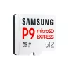 Carte mémoire Samsung 512G Micro SDXC P9 express classe U3 V30 A1 PCIe Gen3.0x1 NVMe 1.3 Lecture SD Express 800 Mo/s UHS-I 90…