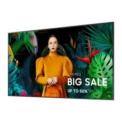 ECRAN SAMSUNG 75'' LFD 4K 16h/7j UHD (3840 x 2160) 350cd/m² Tizen 7.0 3xHDMI 2.0 2xUSB 2.0 Paysage / Portrait QB75C