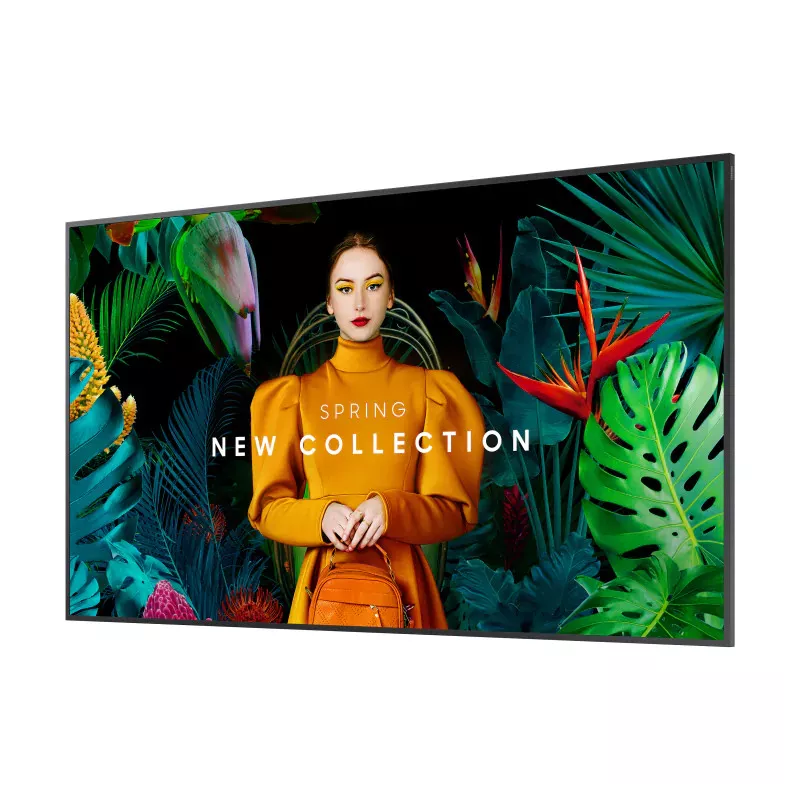 ECRAN SAMSUNG 85'' LFD 4K 16h/7j UHD (3840 x 2160) 350cd/m² Tizen 7.0 3xHDMI 2.0 2xUSB 2.0 Paysage / Portrait QB85C