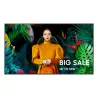 ECRAN SAMSUNG 55'' LFD 16:9 24h/7j UHD (3840 x 2160) 500cd/m² Tizen 7.0 1xDP 1.2 3xHDMI 2.0 2xUSB 2.0 Paysage/Portrait QM55C