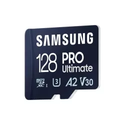 CARTE MEMOIRE SAMSUNG 128 Go MICRO-SD Pro Ultimate Classe 10 Lecture 200 Mo/s Ecriture 130 Mo/s MB-MY128SA/WW