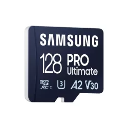CARTE MEMOIRE SAMSUNG 128 Go MICRO-SD Pro Ultimate Classe 10 Lecture 200 Mo/s Ecriture 130 Mo/s MB-MY128SA/WW
