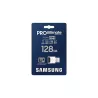 CARTE MEMOIRE SAMSUNG 128 Go MICRO-SD PRO Ultimate avec lecteur USB Classe 10 Lecture 200 Mo/s Ecriture 130 Mo/s MB-MY128SB/WW