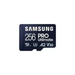 CARTE MEMOIRE SAMSUNG 256 Go MICRO-SD Pro Ultimate Classe 10 Lecture 200 Mo/s Ecriture 130 Mo/s MB-MY256SA/WW