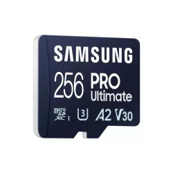 CARTE MEMOIRE SAMSUNG 256 Go MICRO-SD Pro Ultimate Classe 10 Lecture 200 Mo/s Ecriture 130 Mo/s MB-MY256SA/WW