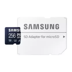 CARTE MEMOIRE SAMSUNG 256 Go MICRO-SD Pro Ultimate Classe 10 Lecture 200 Mo/s Ecriture 130 Mo/s MB-MY256SA/WW