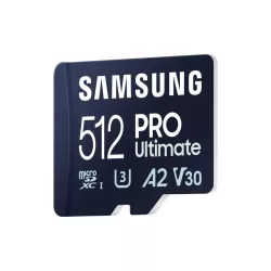 CARTE MEMOIRE SAMSUNG 512 Go MICRO-SD Pro Ultimate Classe 10 Lecture 200 Mo/s Ecriture 130 Mo/s MB-MY512SA/WW