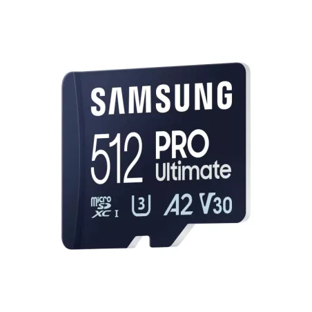 CARTE MEMOIRE SAMSUNG 512 Go MICRO-SD Pro Ultimate Classe 10 Lecture 200 Mo/s Ecriture 130 Mo/s MB-MY512SA/WW