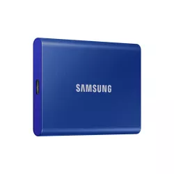 SSD EXT SAMSUNG T7 1TO bleu indigo USB 3.2 Gen 2 Lecture 1050 Mo/s Ecriture 1000 Mo/s MU-PC1T0H/WW