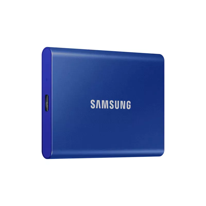 SSD EXT SAMSUNG T7 1TO bleu indigo USB 3.2 Gen 2 Lecture 1050 Mo/s Ecriture 1000 Mo/s MU-PC1T0H/WW