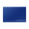 SSD EXT SAMSUNG T7 1TO bleu indigo USB 3.2 Gen 2 Lecture 1050 Mo/s Ecriture 1000 Mo/s MU-PC1T0H/WW