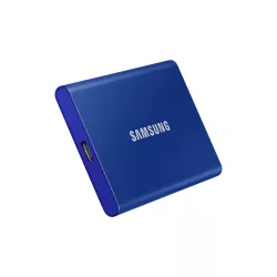 SSD EXT SAMSUNG T7 1TO bleu indigo USB 3.2 Gen 2 Lecture 1050 Mo/s Ecriture 1000 Mo/s MU-PC1T0H/WW