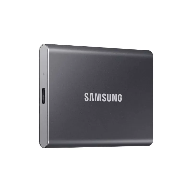 SSD EXT SAMSUNG T7 1TO gris titane USB 3.2 Gen 2 Lecture 1050 Mo/s Ecriture 1000 Mo/s MU-PC1T0T/WW