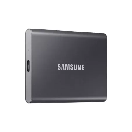 SSD EXT SAMSUNG T7 1TO gris titane USB 3.2 Gen 2 Lecture 1050 Mo/s Ecriture 1000 Mo/s MU-PC1T0T/WW