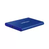 SSD EXT SAMSUNG T7 2TO bleu indigo USB 3.2 Gen 2 Lecture 1050 Mo/s Ecriture 1000 Mo/s MU-PC2T0H/WW