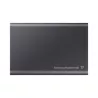 SSD EXT SAMSUNG T7 2TO gris titane USB 3.2 Gen 2 Lecture 1050 Mo/s Ecriture 1000 Mo/s MU-PC2T0T/WW