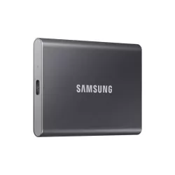 SSD EXT SAMSUNG T7 4To gris titane USB 3.2 Gen 2 Lecture 1050 Mo/s Ecriture 1000 Mo/s MU-PC4T0T/WW