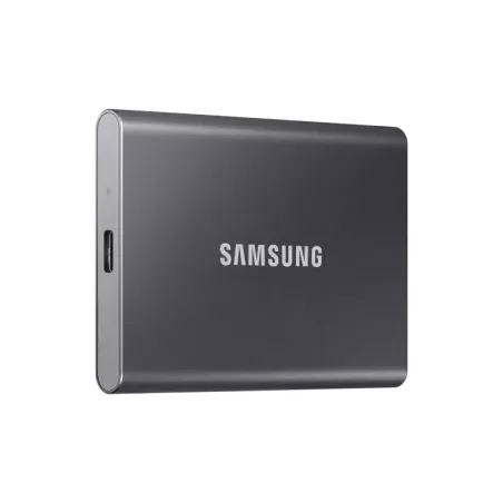 SSD EXT SAMSUNG T7 4To gris titane USB 3.2 Gen 2 Lecture 1050 Mo/s Ecriture 1000 Mo/s MU-PC4T0T/WW
