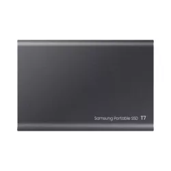 SSD EXT SAMSUNG T7 4To gris titane USB 3.2 Gen 2 Lecture 1050 Mo/s Ecriture 1000 Mo/s MU-PC4T0T/WW