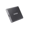 SSD EXT SAMSUNG T7 4To gris titane USB 3.2 Gen 2 Lecture 1050 Mo/s Ecriture 1000 Mo/s MU-PC4T0T/WW