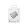 SSD EXT SAMSUNG T7 Resurrected 4000G Gris clair USB 3.2 Gen 2 Lecture Jusqu'à 1050 Mo/s Ecriture Jusqu'à 1000 Mo/s MU-PD4T0G/WW