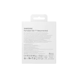 SSD EXT SAMSUNG T7 Resurrected 4000G Gris clair USB 3.2 Gen 2 Lecture Jusqu'à 1050 Mo/s Ecriture Jusqu'à 1000 Mo/s MU-PD4T0G/WW