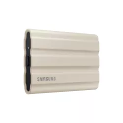 SSD EXT SAMSUNG T7 Shield 1000G Beige USB 3.2 Gen 2 Lecture 1050 Mo/s Ecriture 1000 Mo/s MU-PE1T0K/EU