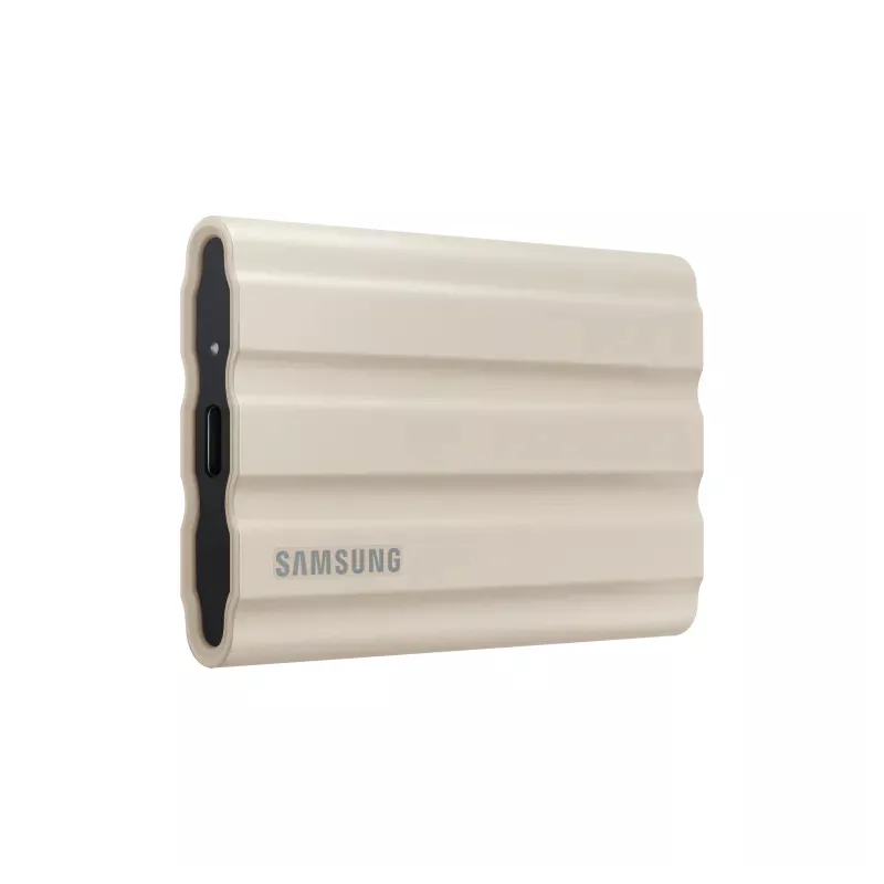 SSD EXT SAMSUNG T7 Shield 1000G Beige USB 3.2 Gen 2 Lecture 1050 Mo/s Ecriture 1000 Mo/s MU-PE1T0K/EU