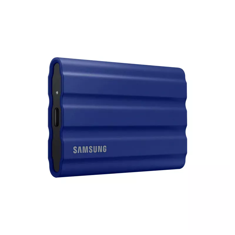 SSD EXT SAMSUNG T7 Shield 2000G Bleu USB 3.2 Gen 2 Lecture 1050 Mo/s Ecriture 1000 Mo/s MU-PE2T0R/EU