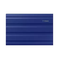 SSD EXT SAMSUNG T7 Shield 2000G Bleu USB 3.2 Gen 2 Lecture 1050 Mo/s Ecriture 1000 Mo/s MU-PE2T0R/EU