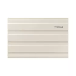 SSD EXT SAMSUNG T7 Shield 2000G Beige USB 3.2 Gen 2 Lecture 1050 Mo/s Ecriture 1000 Mo/s MU-PE2T0K/EU