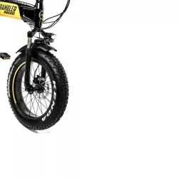 Vélo électrique Scrambler SCR E Moteur Bafang 36V/250W/60Nm , Batt Int 36V 10.4Ah, Dérailleur Shimano 7 vitesses. 25Km/h Pneu 20