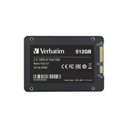 SSD Interne VERBATIM Vi550 S3 512Go 2.5" SATA III