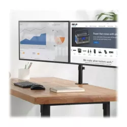 Eaton Tripp Lite - Support de bureau à bras flexible pour deux moniteurs pour écrans de 13 à 27
