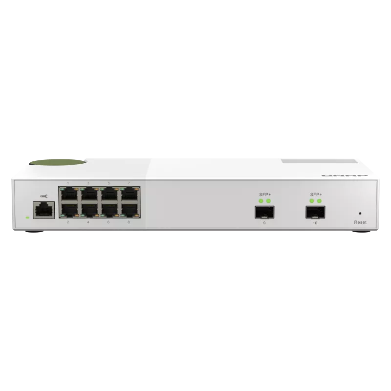 Switch Qnap QSW-M1208-8C - 8x 2,5GbE (RJ45) + 2x SFP+ 10 GbE - Garantie 2 ans.