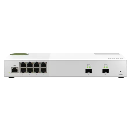 Switch Qnap QSW-M1208-8C - 8x 2,5GbE (RJ45) + 2x SFP+ 10 GbE - Garantie 2 ans.