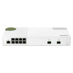 Switch Qnap QSW-M1208-8C - 8x 2,5GbE (RJ45) + 2x SFP+ 10 GbE - Garantie 2 ans.