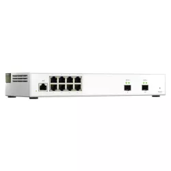 Switch Qnap QSW-M1208-8C - 8x 2,5GbE (RJ45) + 2x SFP+ 10 GbE - Garantie 2 ans.