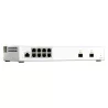 Switch Qnap QSW-M1208-8C - 8x 2,5GbE (RJ45) + 2x SFP+ 10 GbE - Garantie 2 ans.