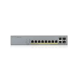 Zyxel GS1350-12HP -Commutateur 8p gérable-2 Couche supportée - modulaire-rackable - fibre optique.