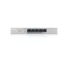 Zyxel GS1200-5HP V2- Switch Smart Administrable 4ports Gbps RJ45 PoE+ 1port Gbps RJ45 - budget PoE 60W non rackable - fanless
