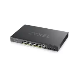 Zyxel GS1920-24HPV2 - Switch Smart Administrable 24 ports Gbps RJ45 PoE+ - 4 ports Gbps combo (RJ45/SFP) - budget PoE 375 Watt…