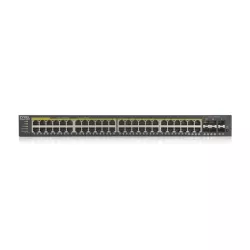 Zyxel GS1920-48HPV2 - Switch Smart Administrable 44 ports Gbps RJ45 PoE+ - 4 ports Gbps combo (RJ45/SFP) - 2 ports Gbps SFP…