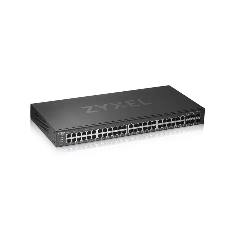 Zyxel GS1920-48V2 - Switch Smart Administrable 44 ports Gbps RJ45 - 4 ports Gbps combo (RJ45/SFP) - 2 ports Gbps SFP…