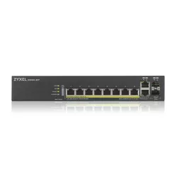 Zyxel GS1920-8HPV2 - Switch Smart Administrable 8 ports Gbps RJ45 PoE+ - 2 ports Gbps combo (RJ45/SFP) - budget PoE 130 W…
