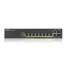 Zyxel GS1920-8HPV2 - Switch Smart Administrable 8 ports Gbps RJ45 PoE+ - 2 ports Gbps combo (RJ45/SFP) - budget PoE 130 W…