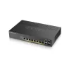 Zyxel GS1920-8HPV2 - Switch Smart Administrable 8 ports Gbps RJ45 PoE+ - 2 ports Gbps combo (RJ45/SFP) - budget PoE 130 W…