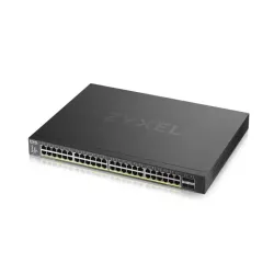 Zyxel XGS1930-52HP - Switch Smart Administrable 48 ports Gbps RJ45 PoE+ - 4 ports 10 Gbps SFP+ - budget PoE 375 W - rackable…