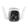 Caméra de sécurité Tapo WiFi Extérieure 3MP stockage 128Go 2.4GHz 2 antennes externes 1 port Ethernet Détectionmouvement…